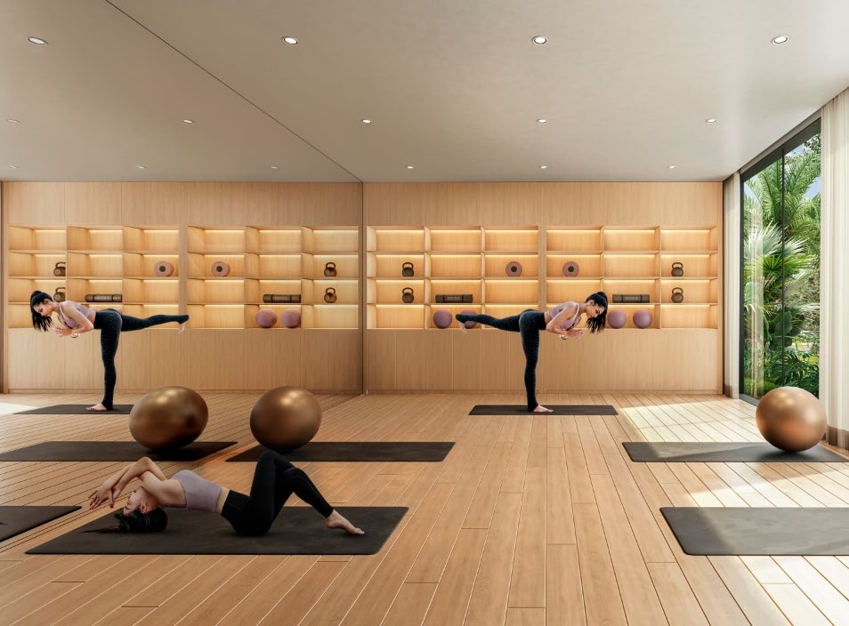 yoga space in 3 bedroom apartment nairobi